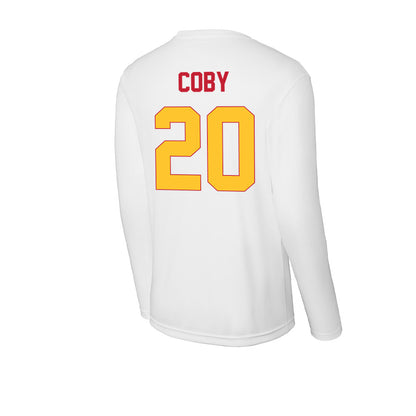 Ferris State - NCAA Football : James Coby - Activewear Long Sleeve T-Shirt-1