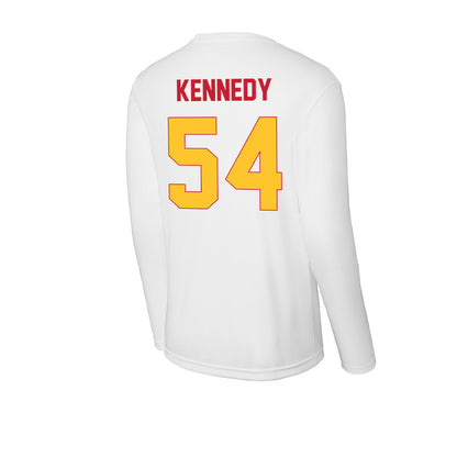 Ferris State - NCAA Football : Jshawn Kennedy - Activewear Long Sleeve T-Shirt-1