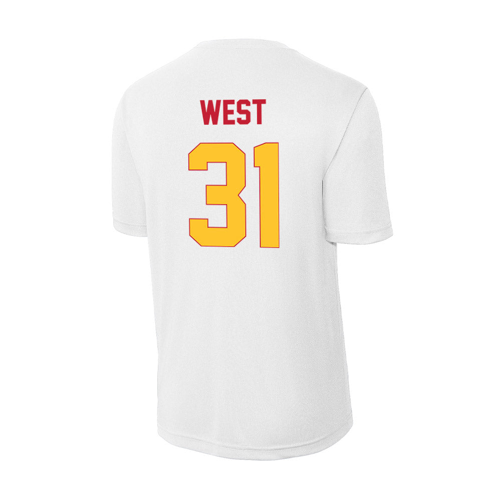 Ferris State - NCAA Men's Ice Hockey : Noah West - Activewear T-Shirt-1