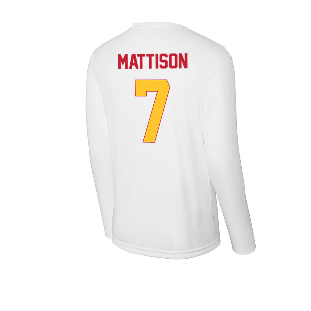 Ferris State - NCAA Football : Gyasi Mattison - Activewear Long Sleeve T-Shirt-1