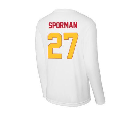 Ferris State - NCAA Football : Ben Sporman - Activewear Long Sleeve T-Shirt-1