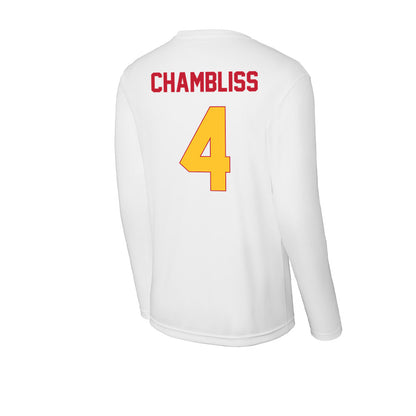 Ferris State - NCAA Football : Trinidad Chambliss - Activewear Long Sleeve T-Shirt-1