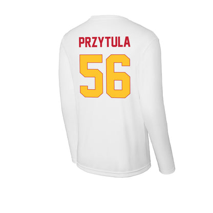 Ferris State - NCAA Football : Ben Przytula - Activewear Long Sleeve T-Shirt-1