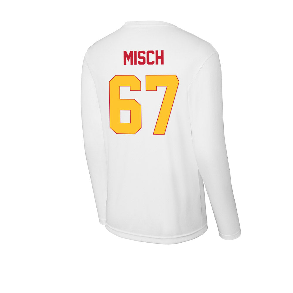 Ferris State - NCAA Football : Matthew Misch - Activewear Long Sleeve T-Shirt-1