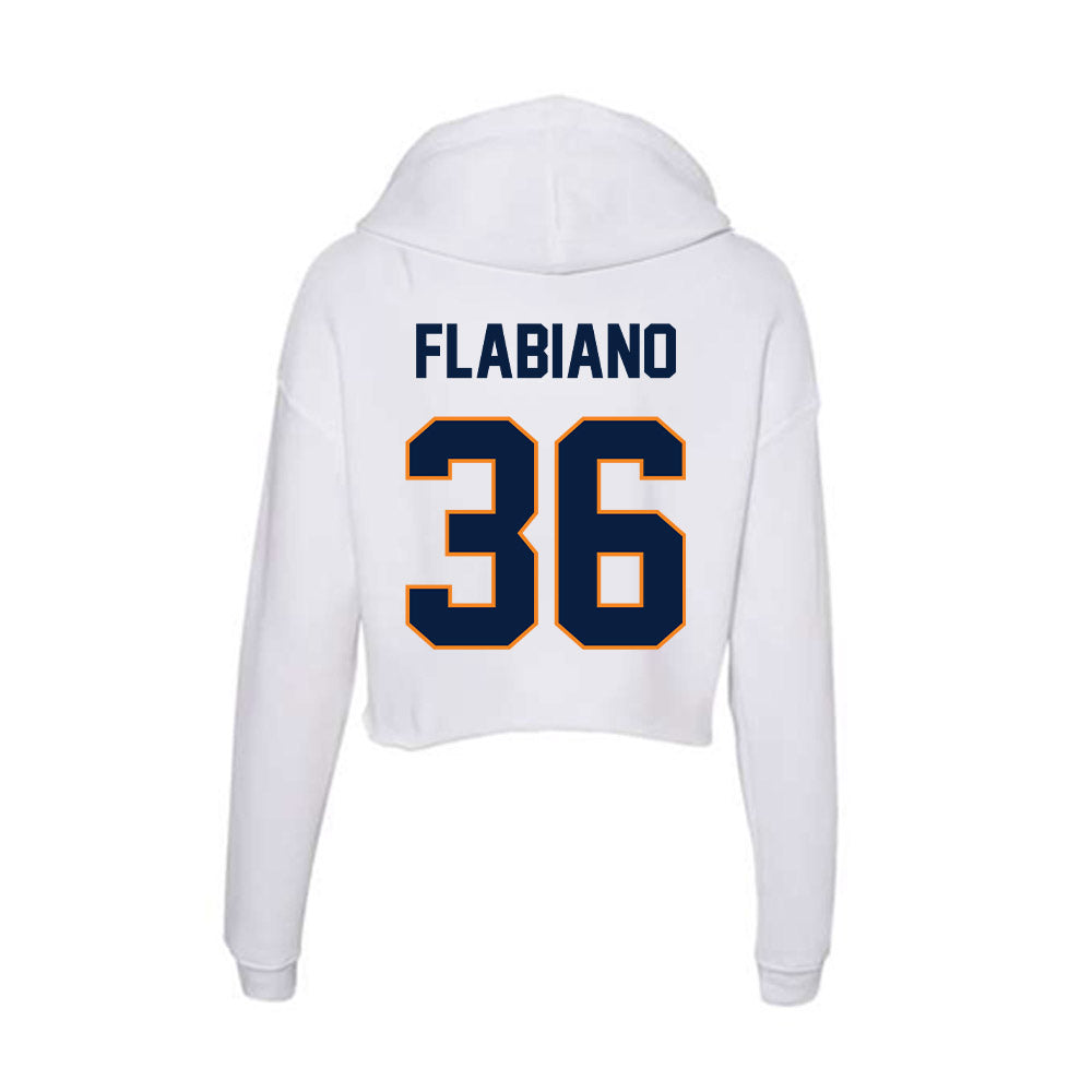 UTEP - NCAA Football : Wilton Flabiano - Women's Crop Fleece Hoodie-1