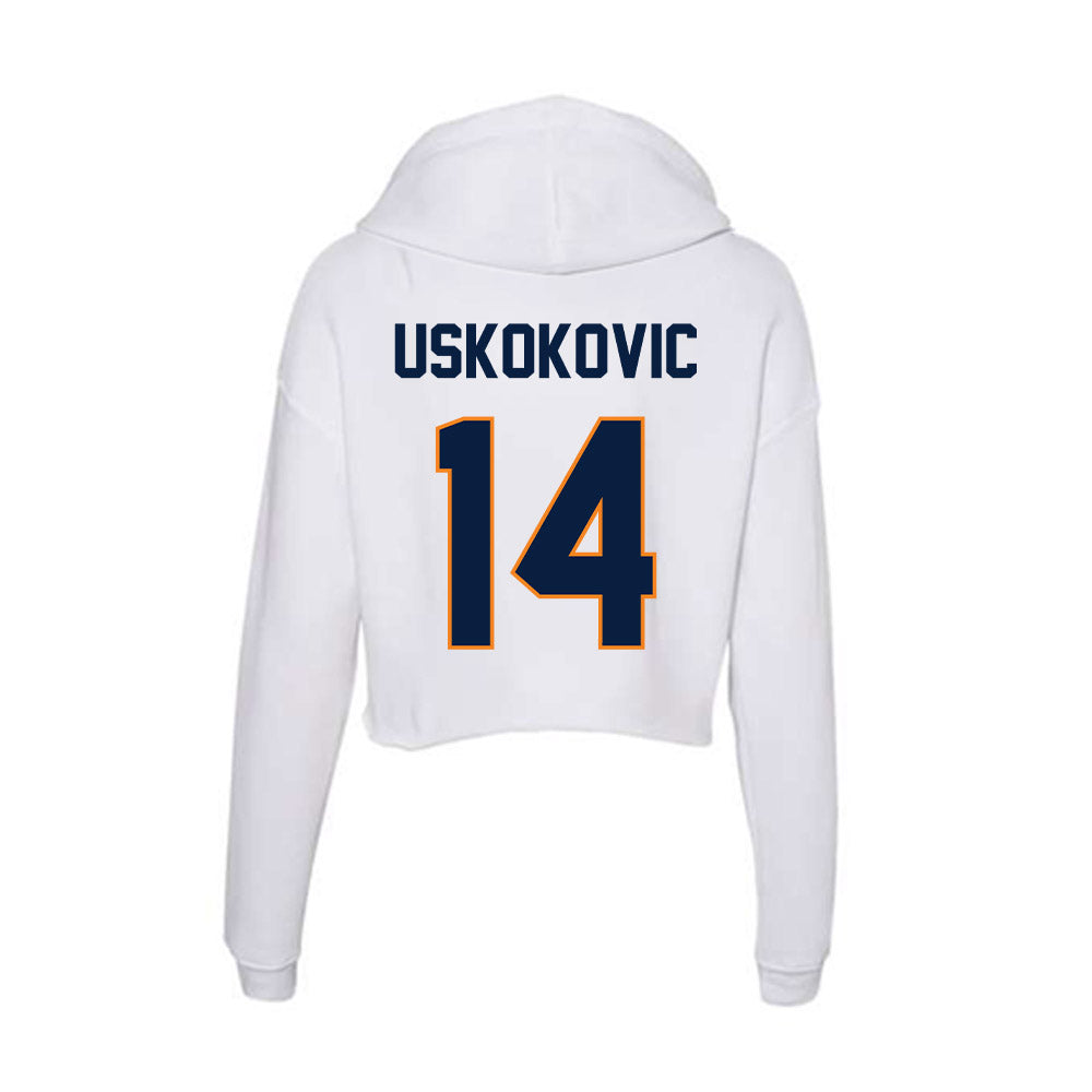 UTEP - NCAA Women's Volleyball : Ema Uskokovic - Women's Crop Fleece Hoodie-1