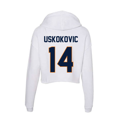 UTEP - NCAA Women's Volleyball : Ema Uskokovic - Women's Crop Fleece Hoodie-1