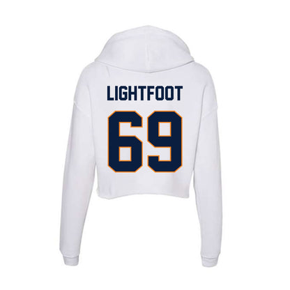 UTEP - NCAA Football : Joey Lightfoot - Women's Crop Fleece Hoodie-1