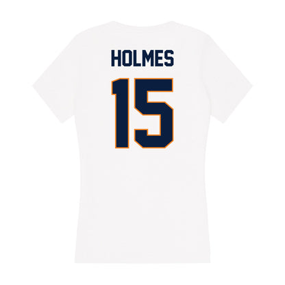 UTEP - NCAA Men's Basketball : Antwonne Holmes - Women's V-Neck T-Shirt-1