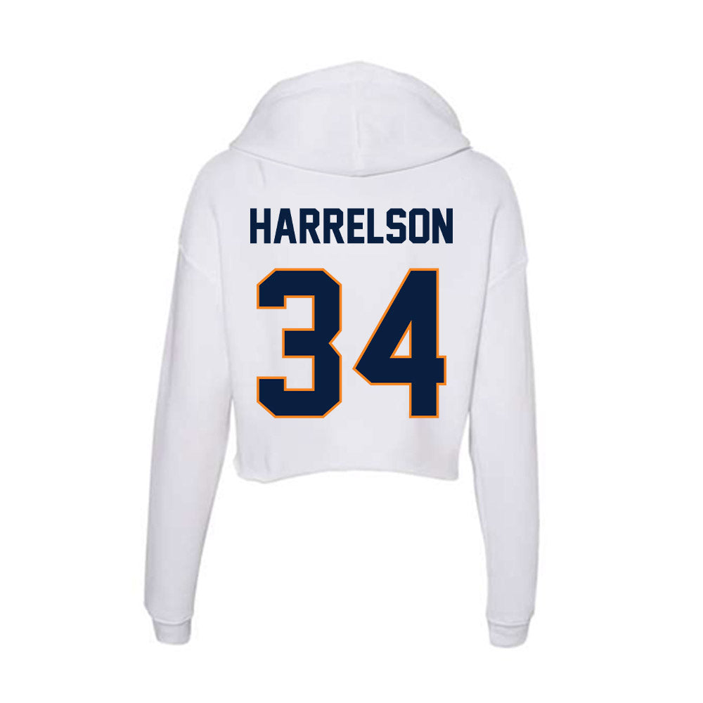 UTEP - NCAA Football : Cameron Harrelson - Women's Crop Fleece Hoodie-1