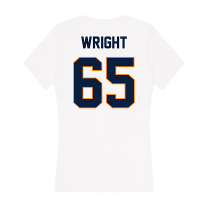 UTEP - NCAA Football : Isaiah Wright - Women's V-Neck T-Shirt-1