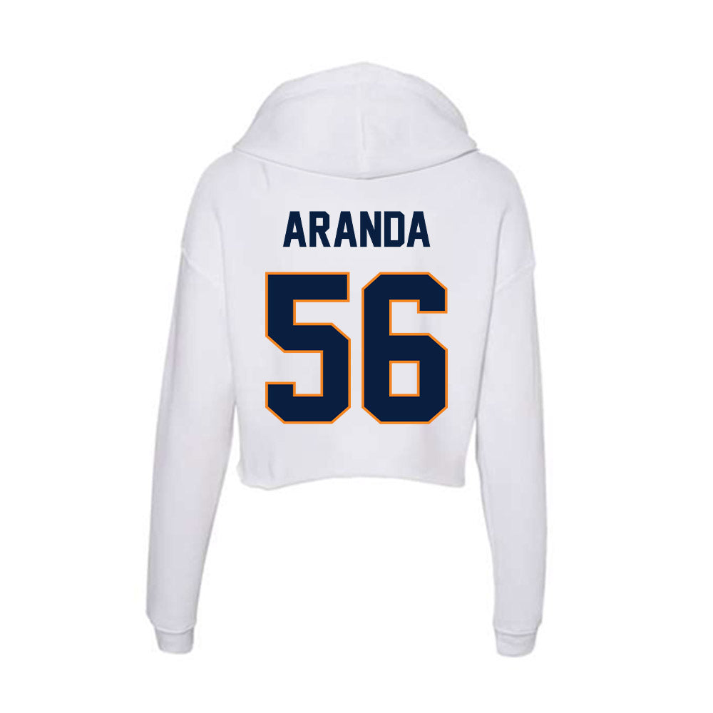 UTEP - NCAA Football : Luis Carlos Aranda - Women's Crop Fleece Hoodie-1