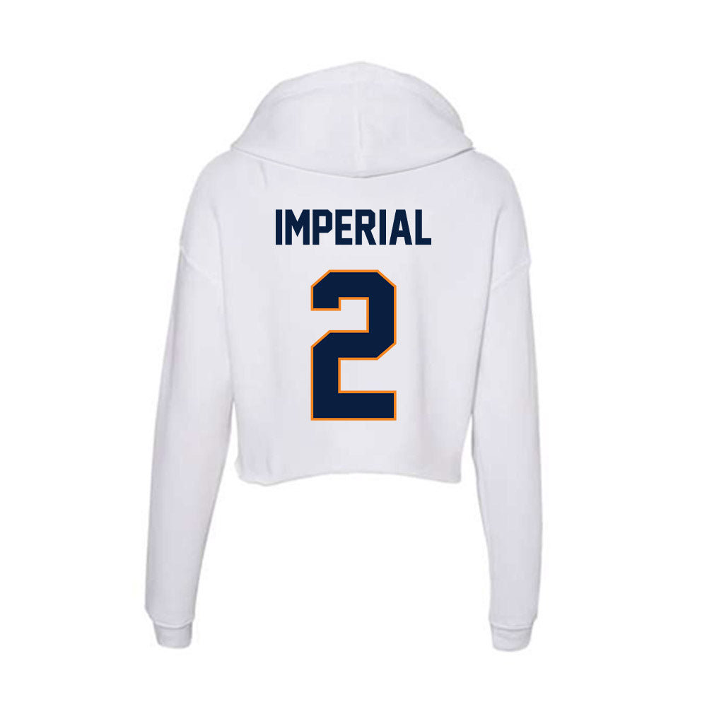 UTEP - NCAA Women's Volleyball : Jordan Imperial - Women's Crop Fleece Hoodie-1