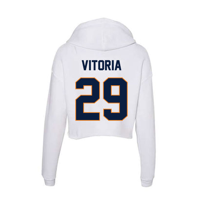 UTEP - NCAA Women's Soccer : Maya Vitoria - Women's Crop Fleece Hoodie-1