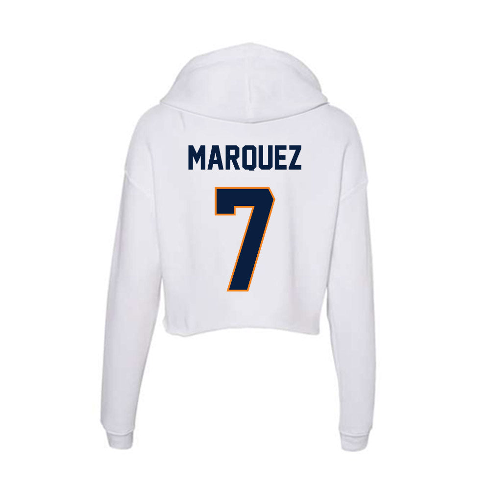 UTEP - NCAA Softball : Cece Marquez - Women's Crop Fleece Hoodie-1