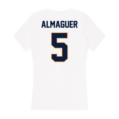 UTEP - NCAA Women's Volleyball : Deanna Almaguer - Women's V-Neck T-Shirt-1