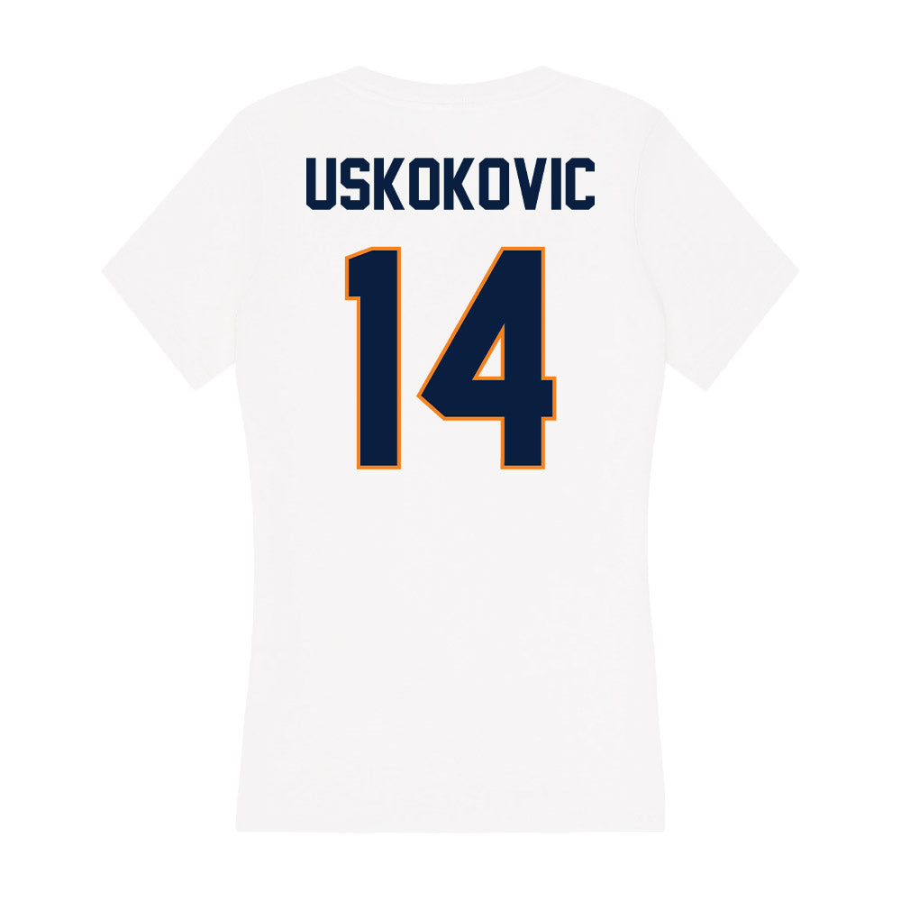 UTEP - NCAA Women's Volleyball : Ema Uskokovic - Women's V-Neck T-Shirt-1