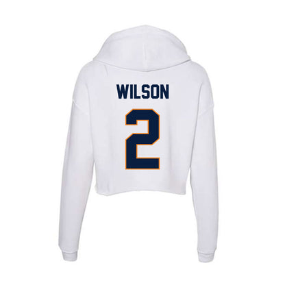 UTEP - NCAA Women's Basketball : Erin Wilson - Women's Crop Fleece Hoodie-1