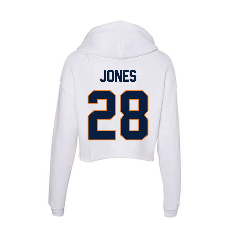 UTEP - NCAA Football : Brandon Jones - Women's Crop Fleece Hoodie-1