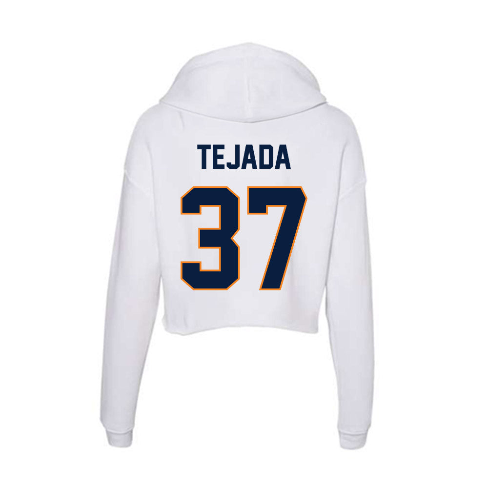 UTEP - NCAA Football : Angelo Tejada - Women's Crop Fleece Hoodie-1