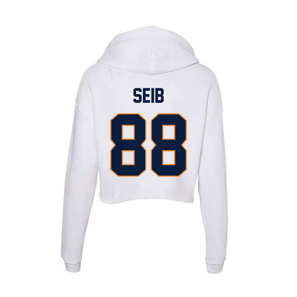 UTEP - NCAA Football : Luke Seib - Women's Crop Fleece Hoodie-1