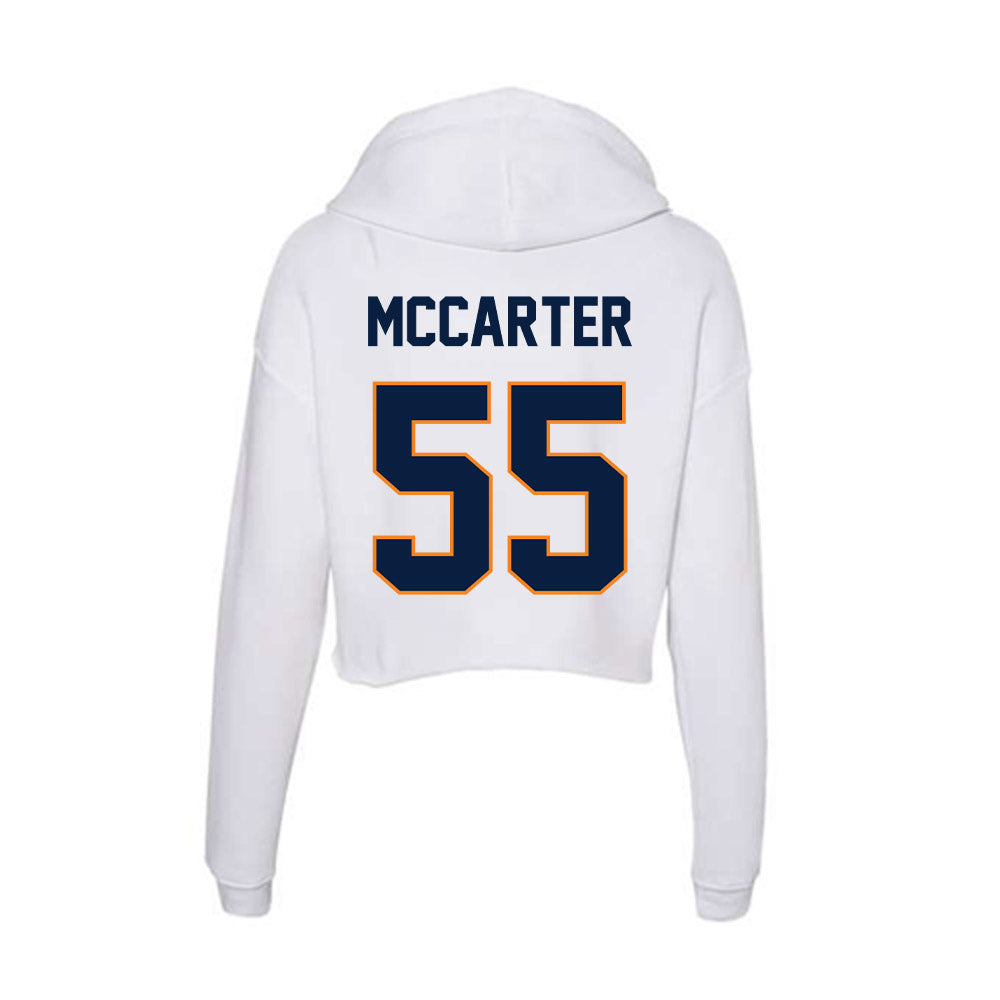 UTEP - NCAA Football : Allan McCarter - Women's Crop Fleece Hoodie-1