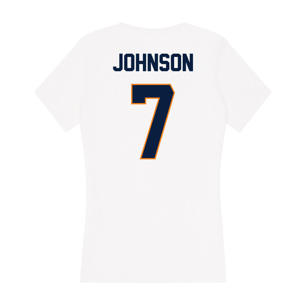 UTEP - NCAA Football : Kadarion Johnson - Women's V-Neck T-Shirt-1