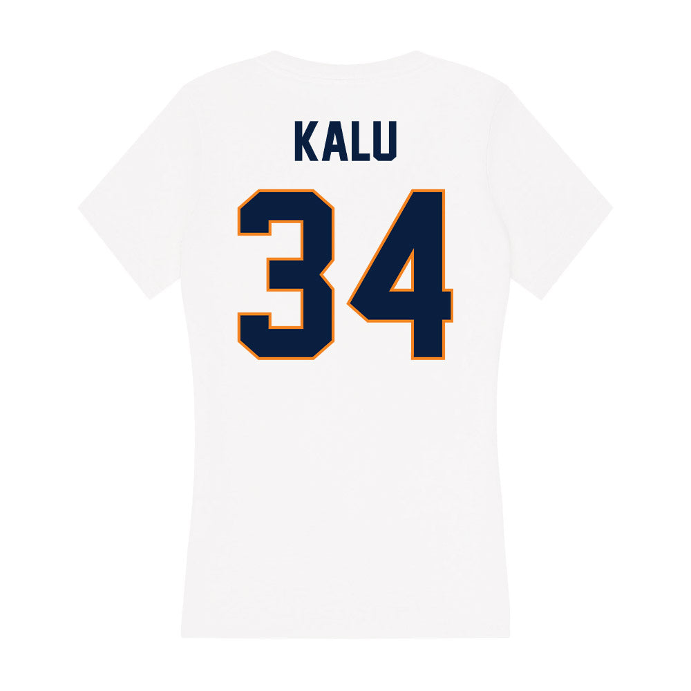 UTEP - NCAA Men's Basketball : Kevin Kalu - Women's V-Neck T-Shirt-1