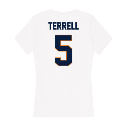 UTEP - NCAA Men's Basketball : David Terrell - Women's V-Neck T-Shirt-1