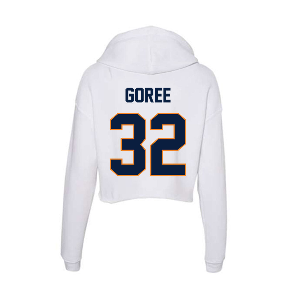 UTEP - NCAA Football : Devin Goree - Women's Crop Fleece Hoodie-1