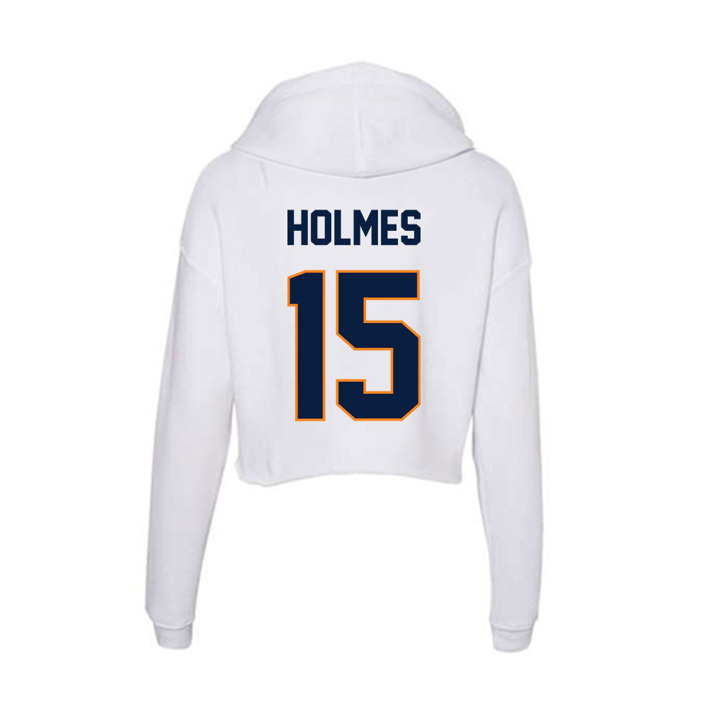 UTEP - NCAA Men's Basketball : Antwonne Holmes - Women's Crop Fleece Hoodie-1