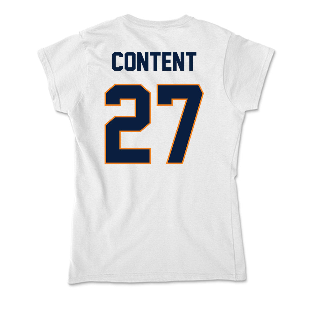 UTEP - NCAA Football : Justin Content - Soft Style Women’s T-Shirt-1