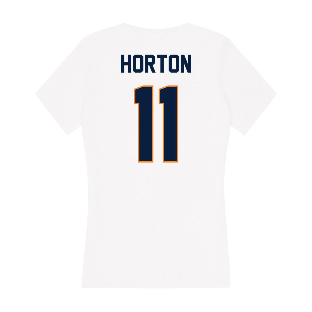 UTEP - NCAA Men's Basketball : Trey Horton - Women's V-Neck T-Shirt-1