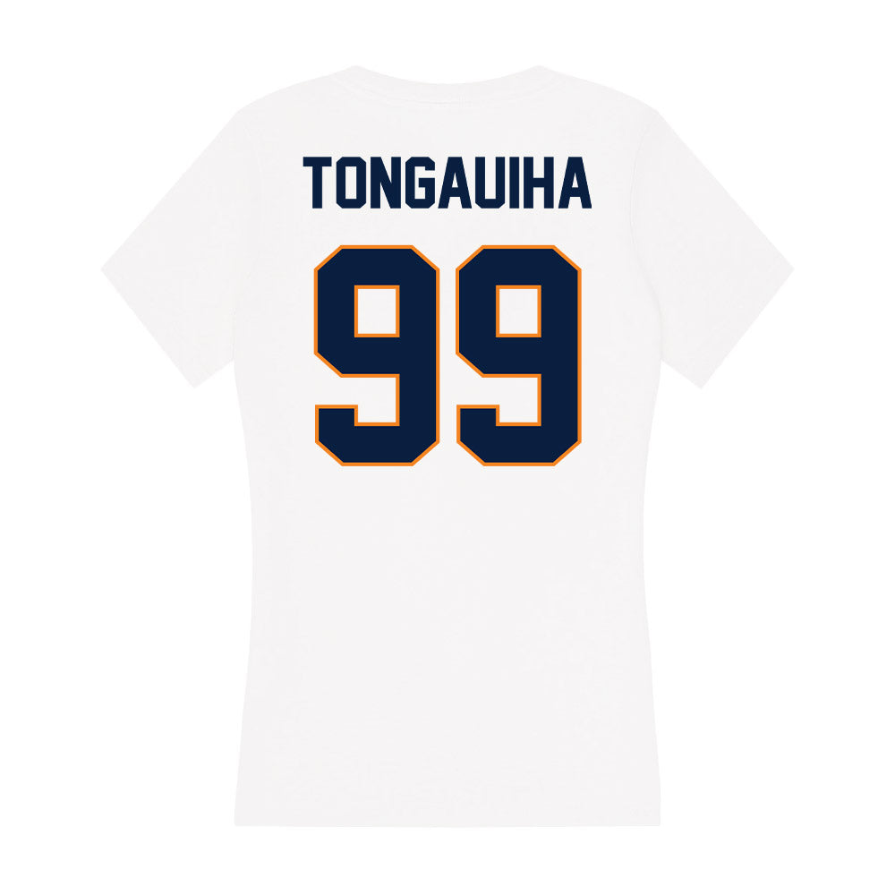 UTEP - NCAA Football : Sione Tongauiha - Women's V-Neck T-Shirt-1