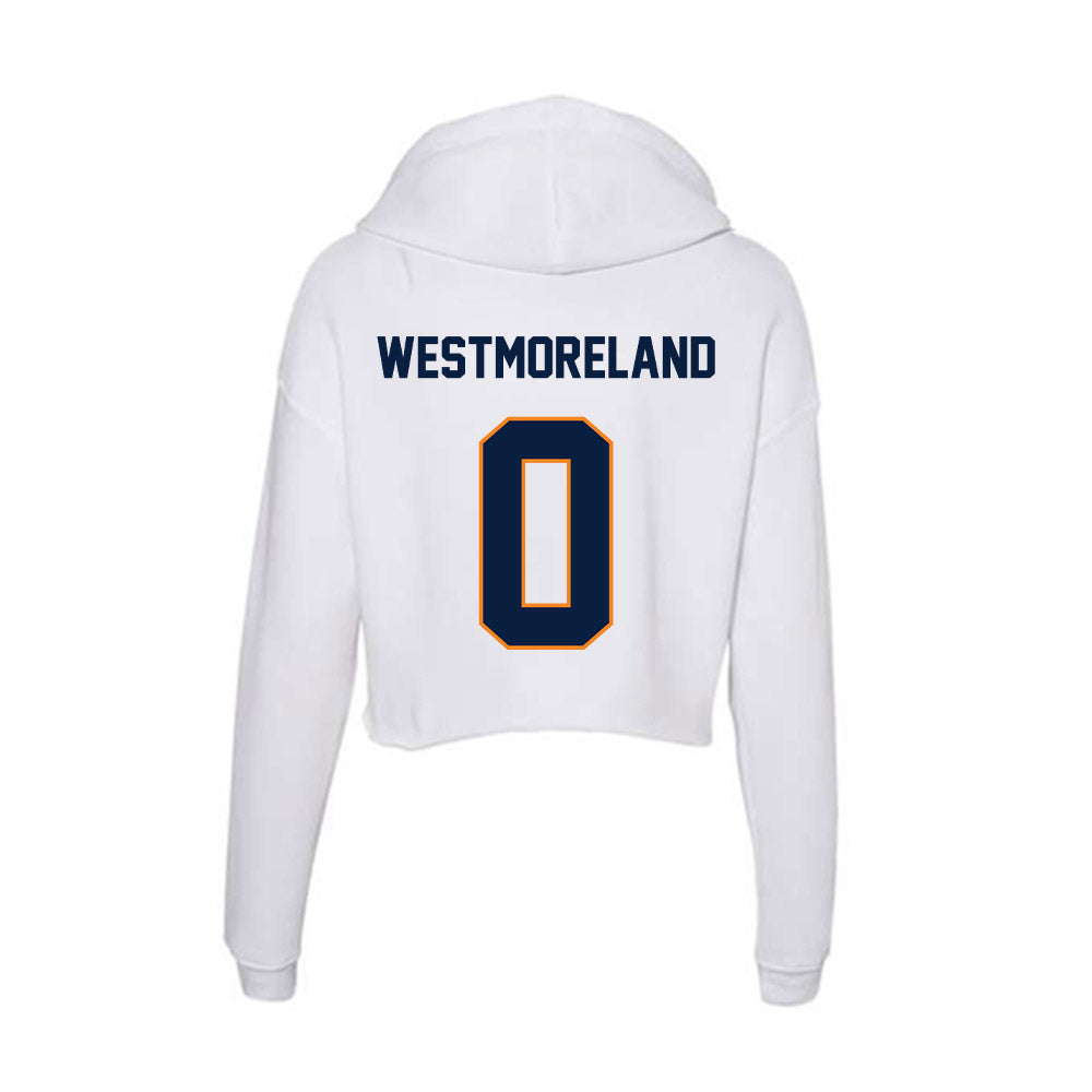 UTEP - NCAA Football : Maurice Westmoreland - Women's Crop Fleece Hoodie-1