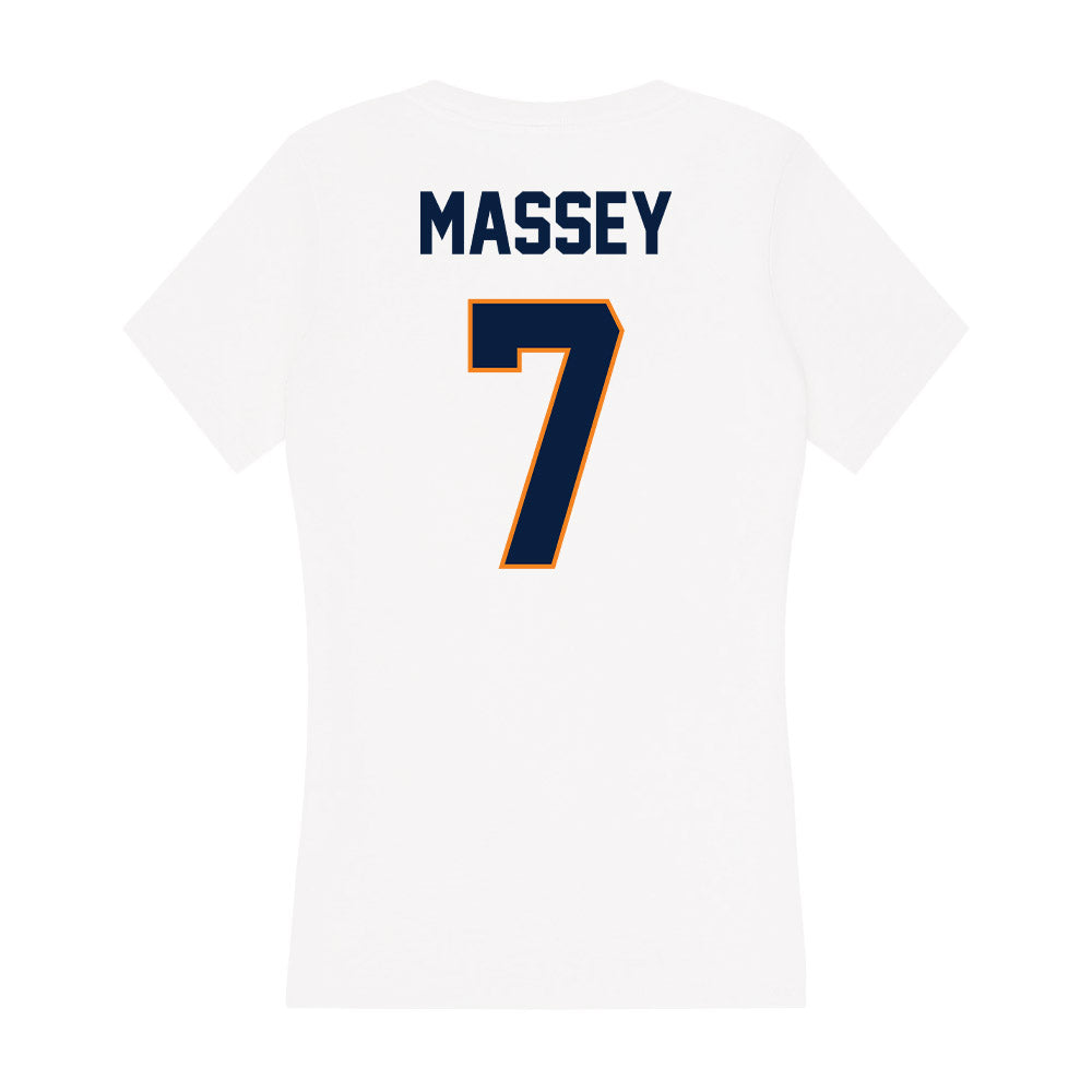 UTEP - NCAA Women's Volleyball : Alexis Massey - Women's V-Neck T-Shirt-1