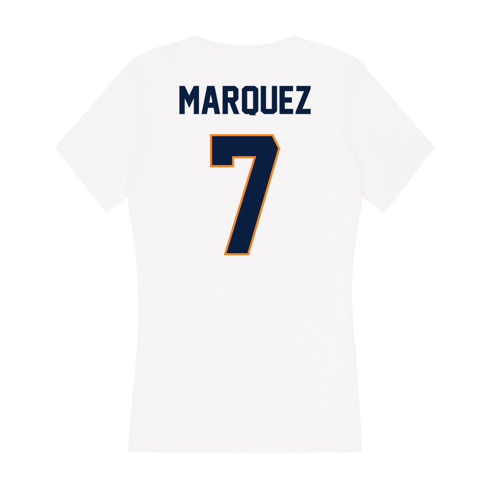 UTEP - NCAA Softball : Cece Marquez - Women's V-Neck T-Shirt-1