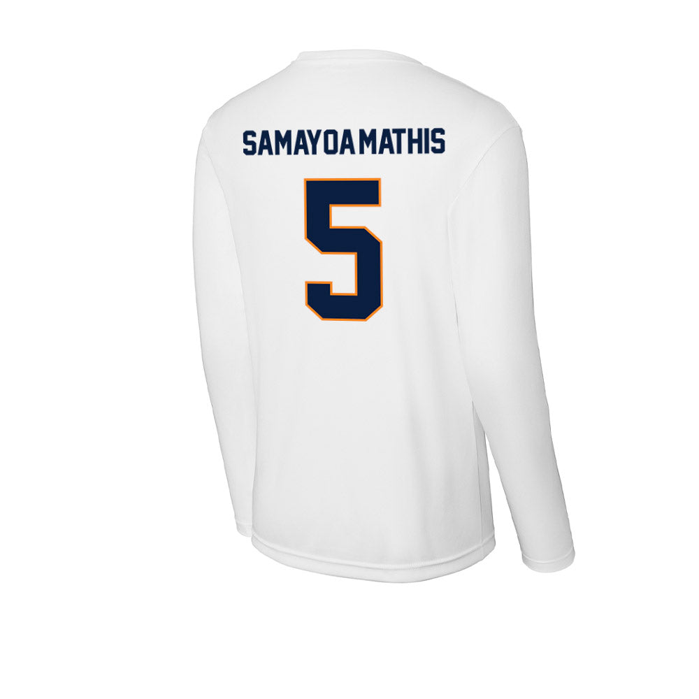 UTEP - NCAA Women's Basketball : Heaven Samayoa-Mathis - Activewear Long Sleeve T-Shirt-1