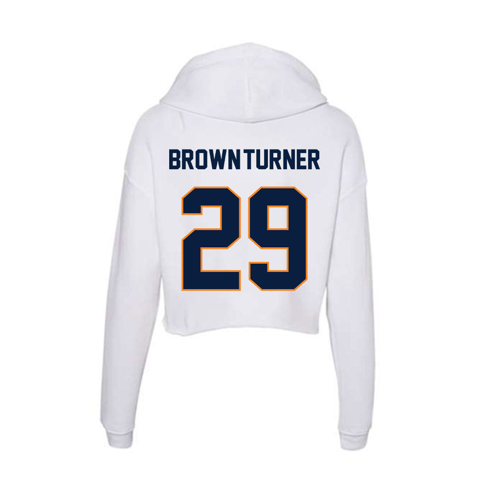 UTEP - NCAA Football : Dylan Brown-Turner - Women's Crop Fleece Hoodie-1