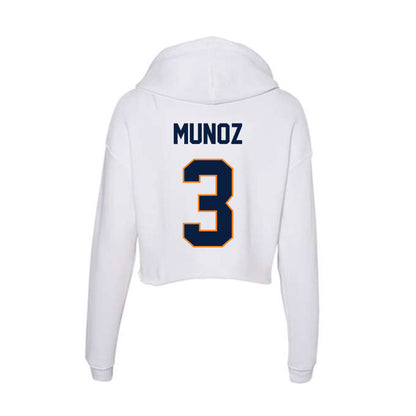 UTEP - NCAA Softball : Iliana Munoz - Women's Crop Fleece Hoodie-1