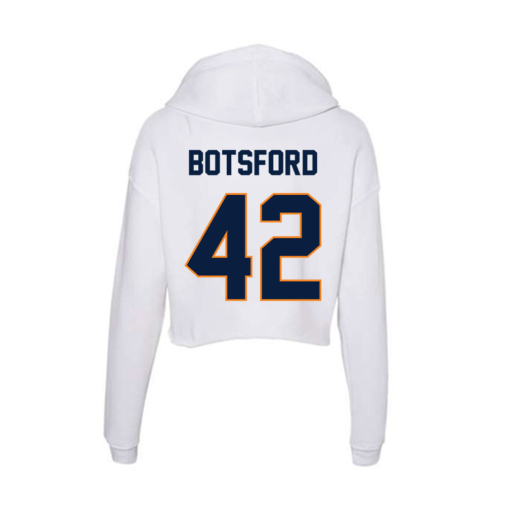 UTEP - NCAA Football : Noah Botsford - Women's Crop Fleece Hoodie-1