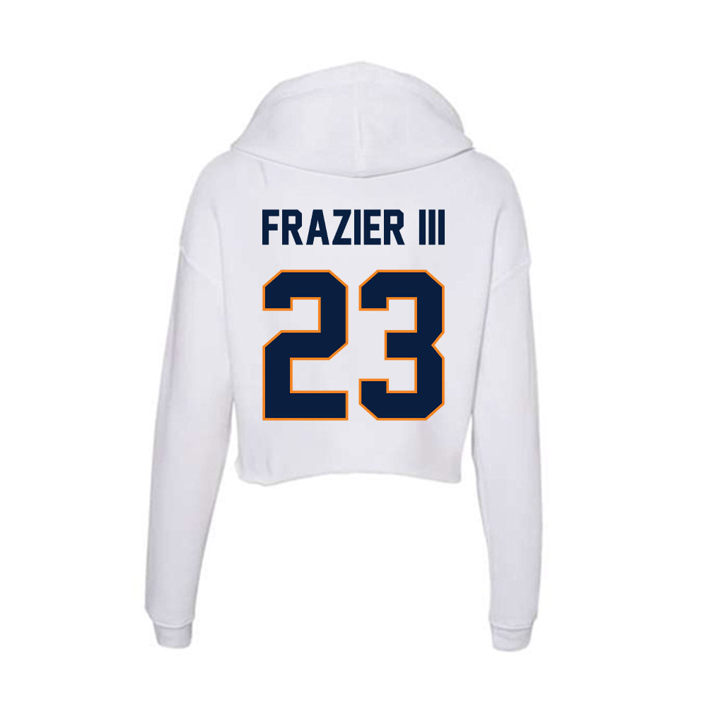 UTEP - NCAA Men's Basketball : Otis Frazier III - Women's Crop Fleece Hoodie-1