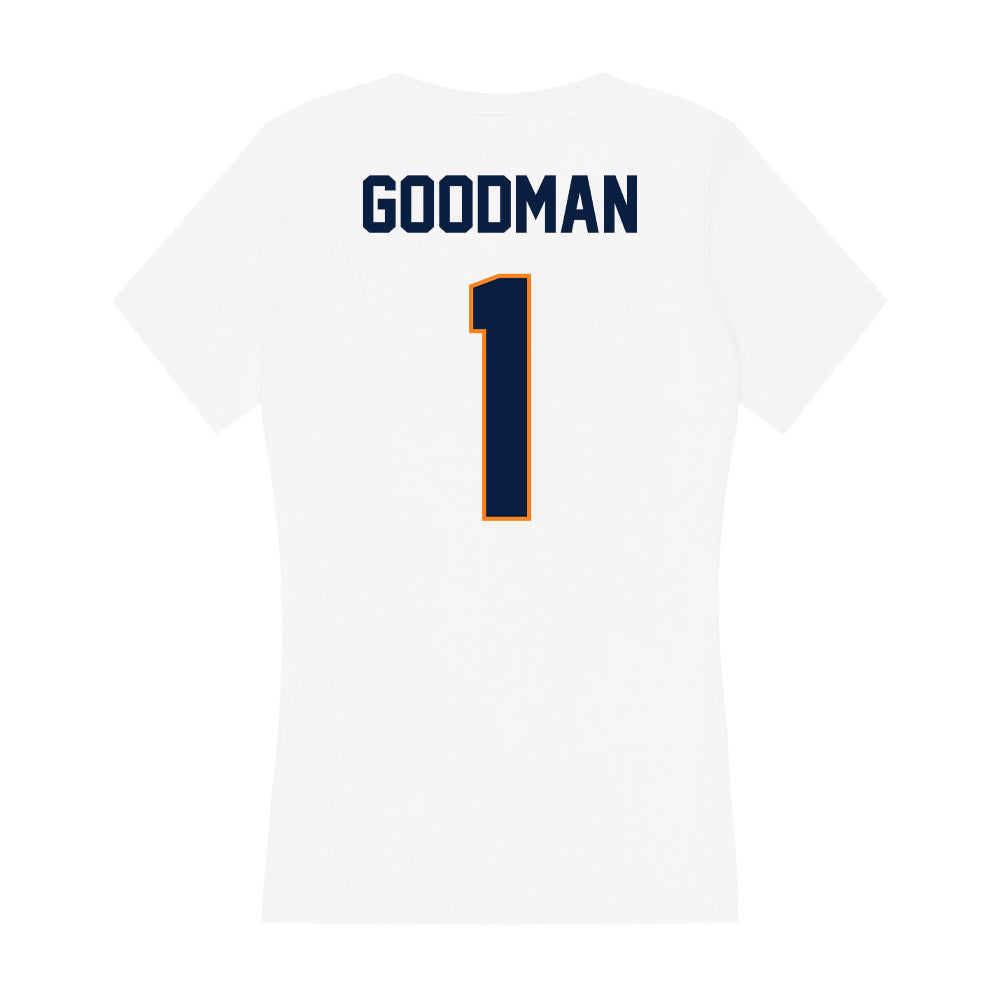 UTEP - NCAA Football : Trey Goodman - Women's V-Neck T-Shirt-1