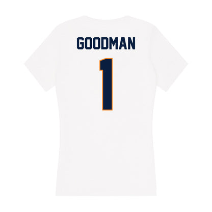 UTEP - NCAA Football : Trey Goodman - Women's V-Neck T-Shirt-1