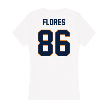 UTEP - NCAA Football : Lucas Flores - Women's V-Neck T-Shirt-1