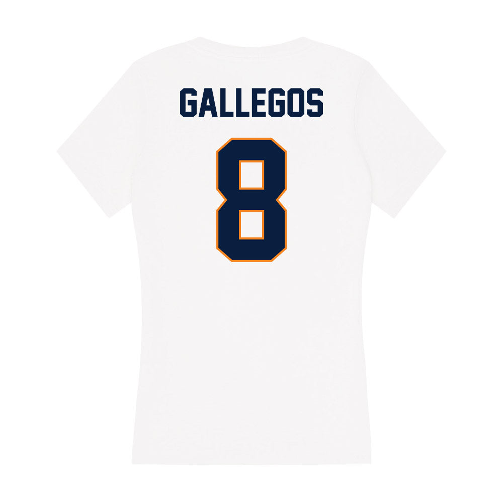 UTEP - NCAA Softball : Audrey Gallegos - Women's V-Neck T-Shirt-1