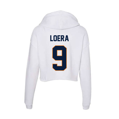 UTEP - NCAA Women's Volleyball : Iana Loera - Women's Crop Fleece Hoodie-1