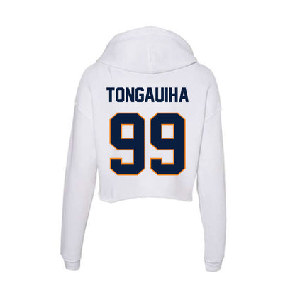 UTEP - NCAA Football : Sione Tongauiha - Women's Crop Fleece Hoodie-1