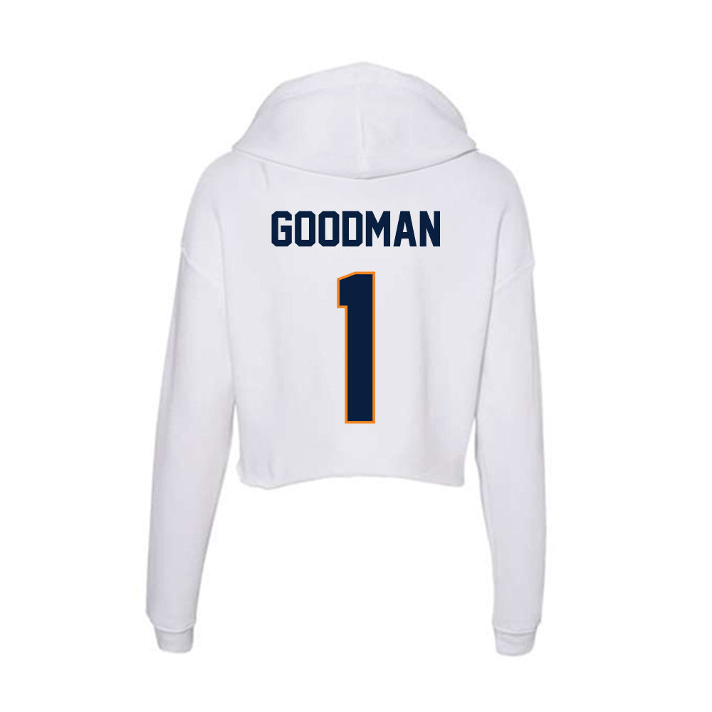 UTEP - NCAA Football : Trey Goodman - Women's Crop Fleece Hoodie-1