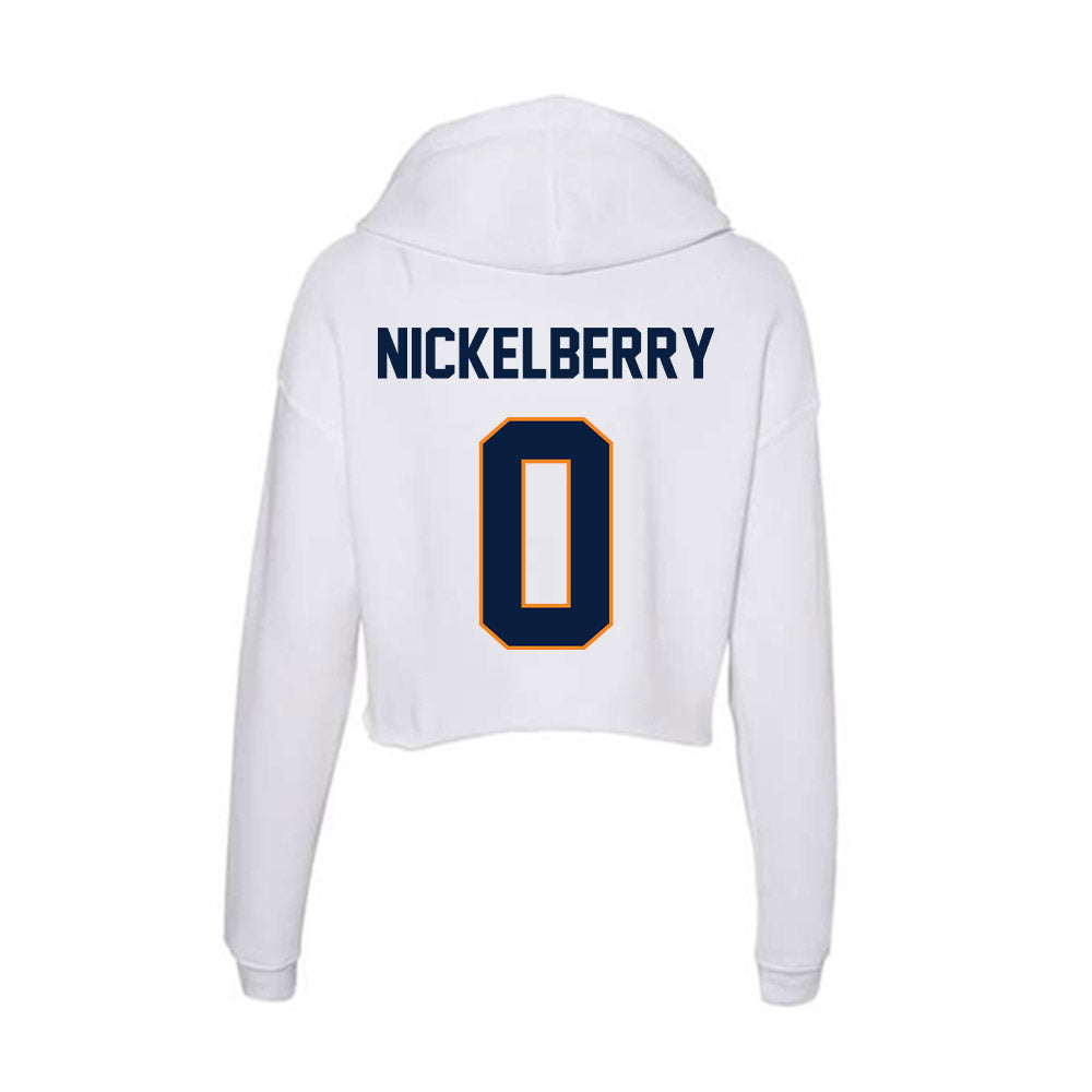 UTEP - NCAA Football : Ashton Nickelberry - Women's Crop Fleece Hoodie-1